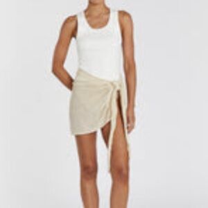DISSH BREE NATURAL KNIT SARONG - L/XL / NATURAL